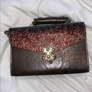 VINTAGE TOP HANDLE BOX PURSE